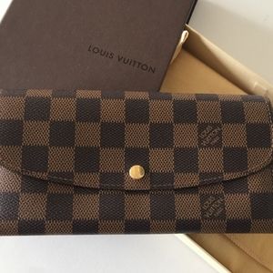 LOUIS VUITTON Damier Ebene Emile Wallet
